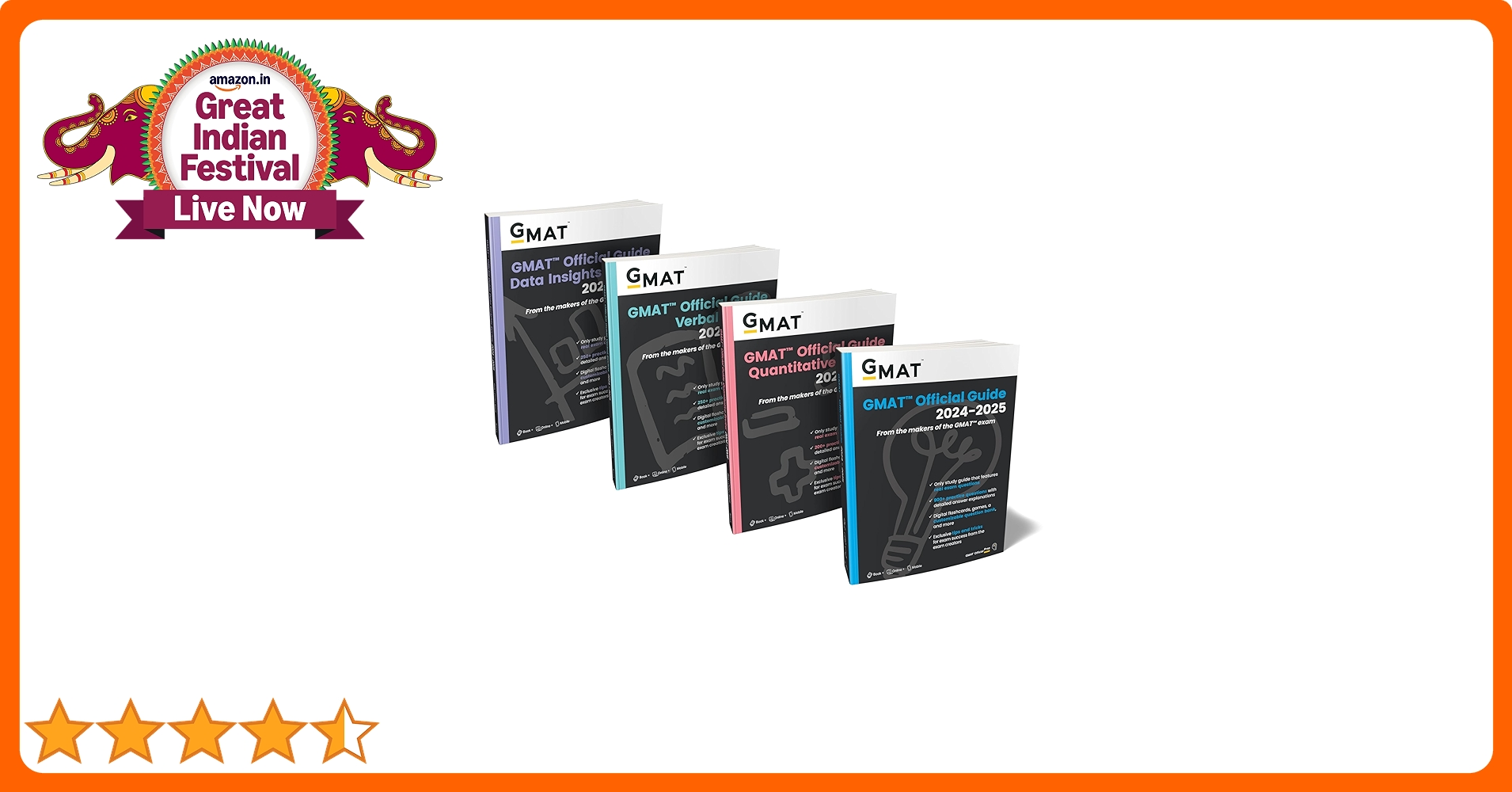 GMAT Official Guide 2024-2025 4冊セット GMAT™ Official Guide 2024-2025 Bundle